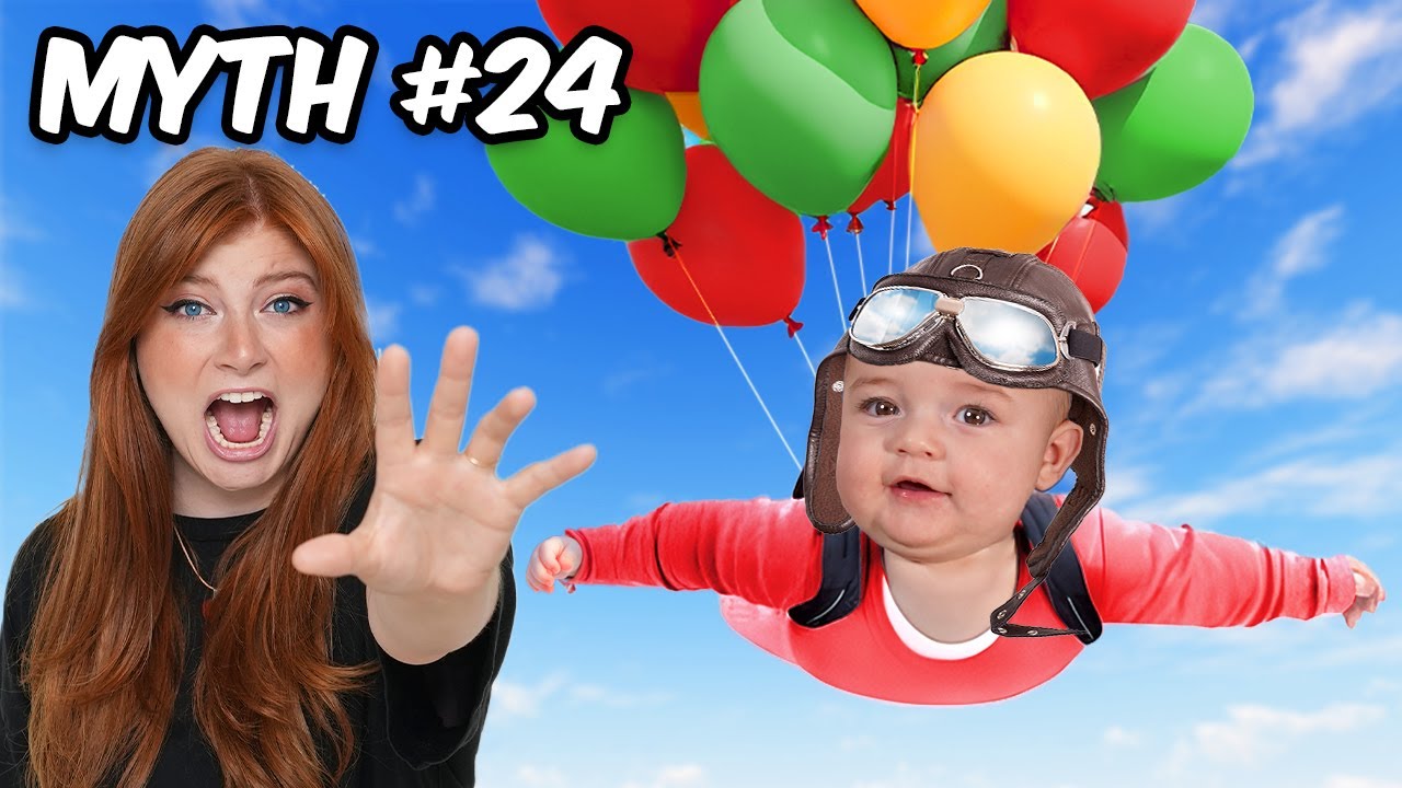 Busting 100 BABY MYTHS in Real Life!🍼