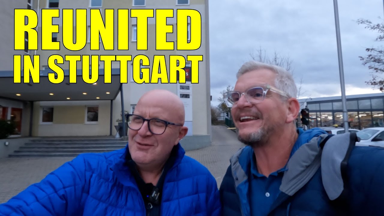 REUNITED IN STUTTGART - CMT anreise - Solo camping Spanje Portugal - DWVLOGT #114