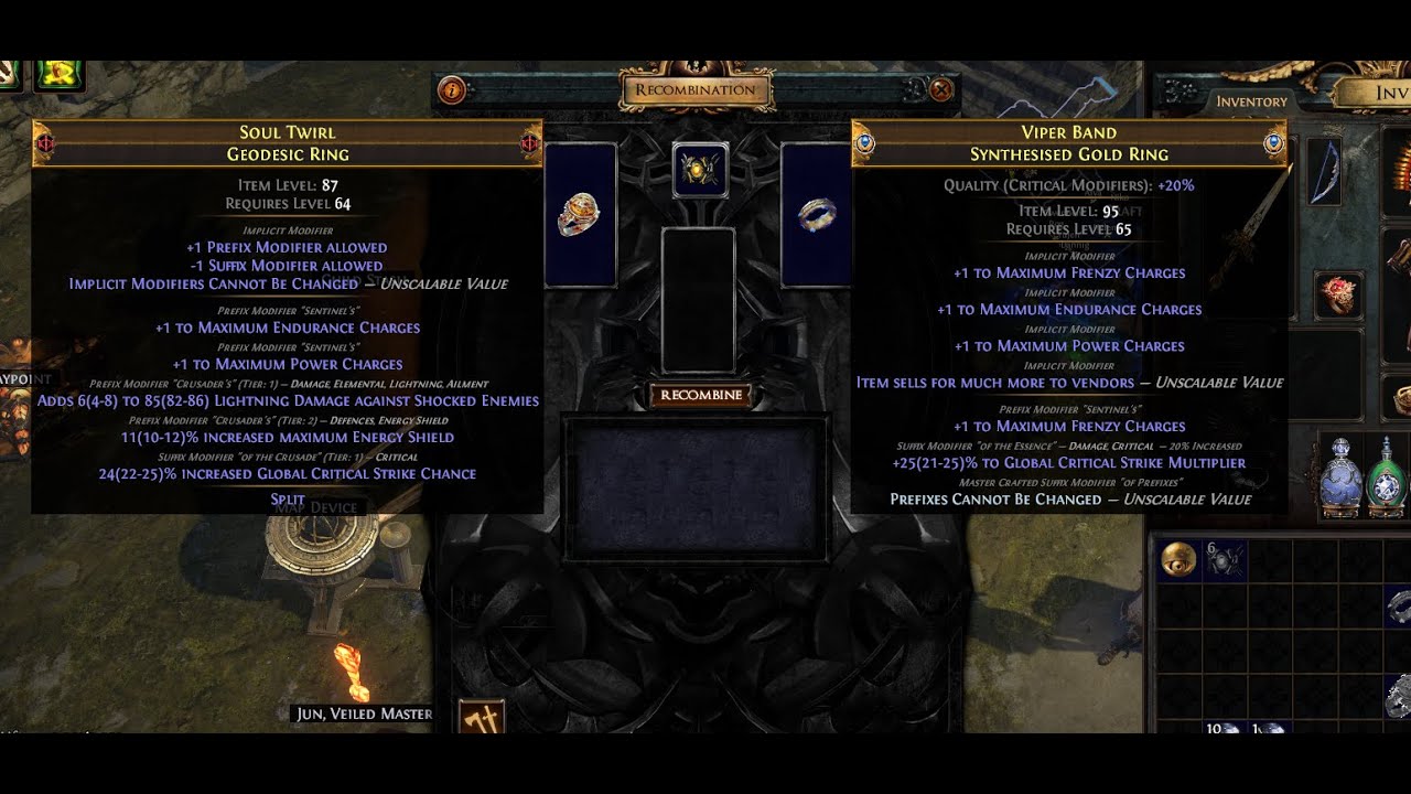 Path of Exile: Gambling 70 Mirrors With One Click