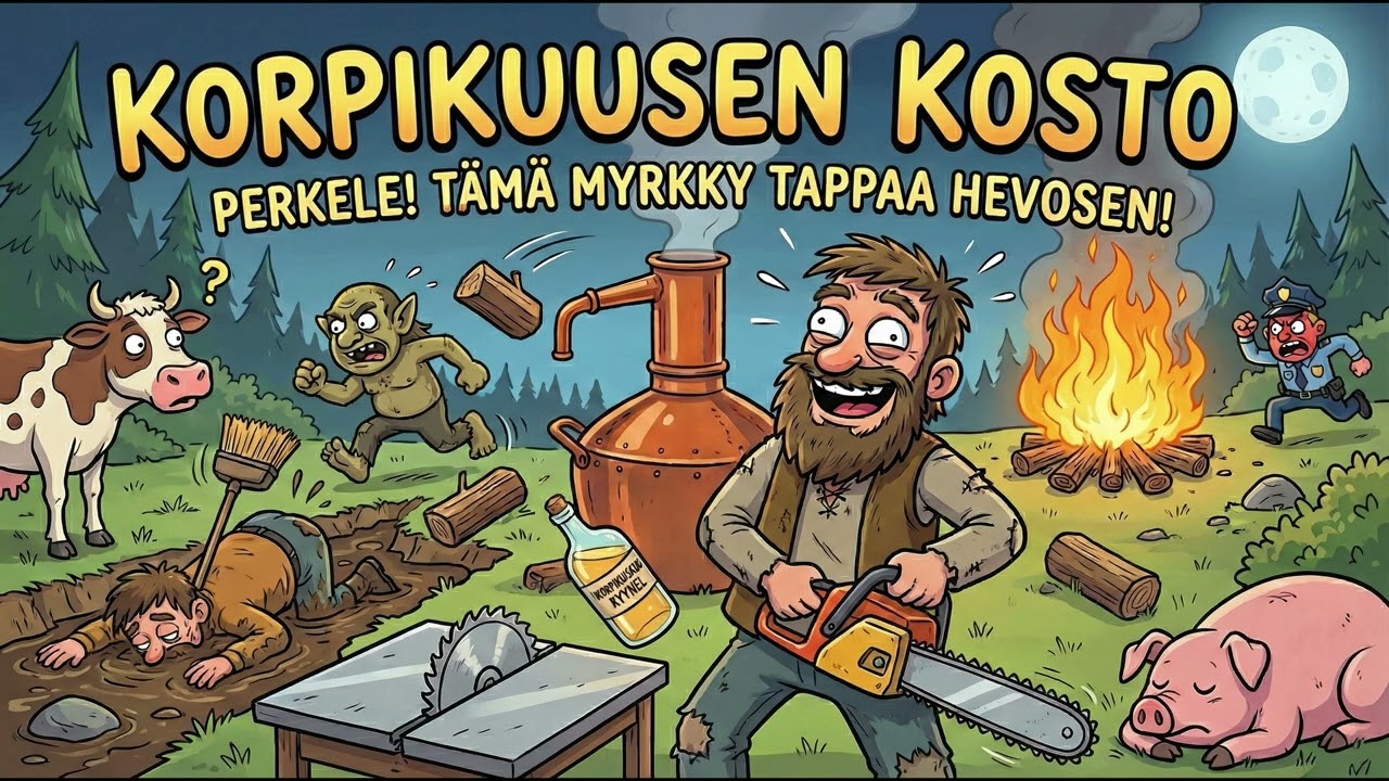 KORPIKUUSEN KOSTO - Räävitön suomalainen juomalaulu (Folk Punk/Metal)