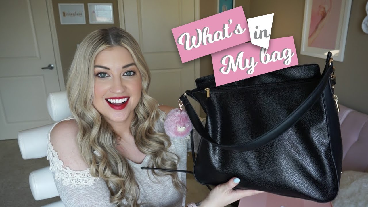 WHAT'S IN MY BAG?!  UPDATED WIMB 2019