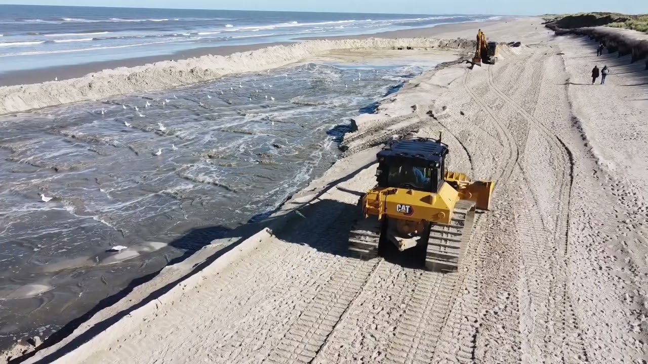Strandaufspülung ist abgeschlossen