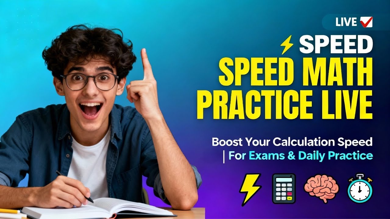 Speed Math Practice | Squares, Cubes & Tables Challenge!