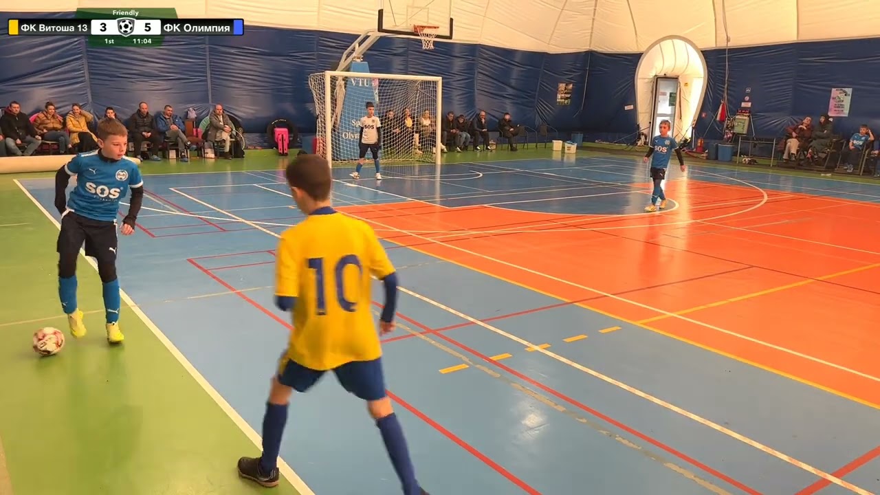 FC Vitosha 13 - FC Olimpia 10:5, first half, generation 2015