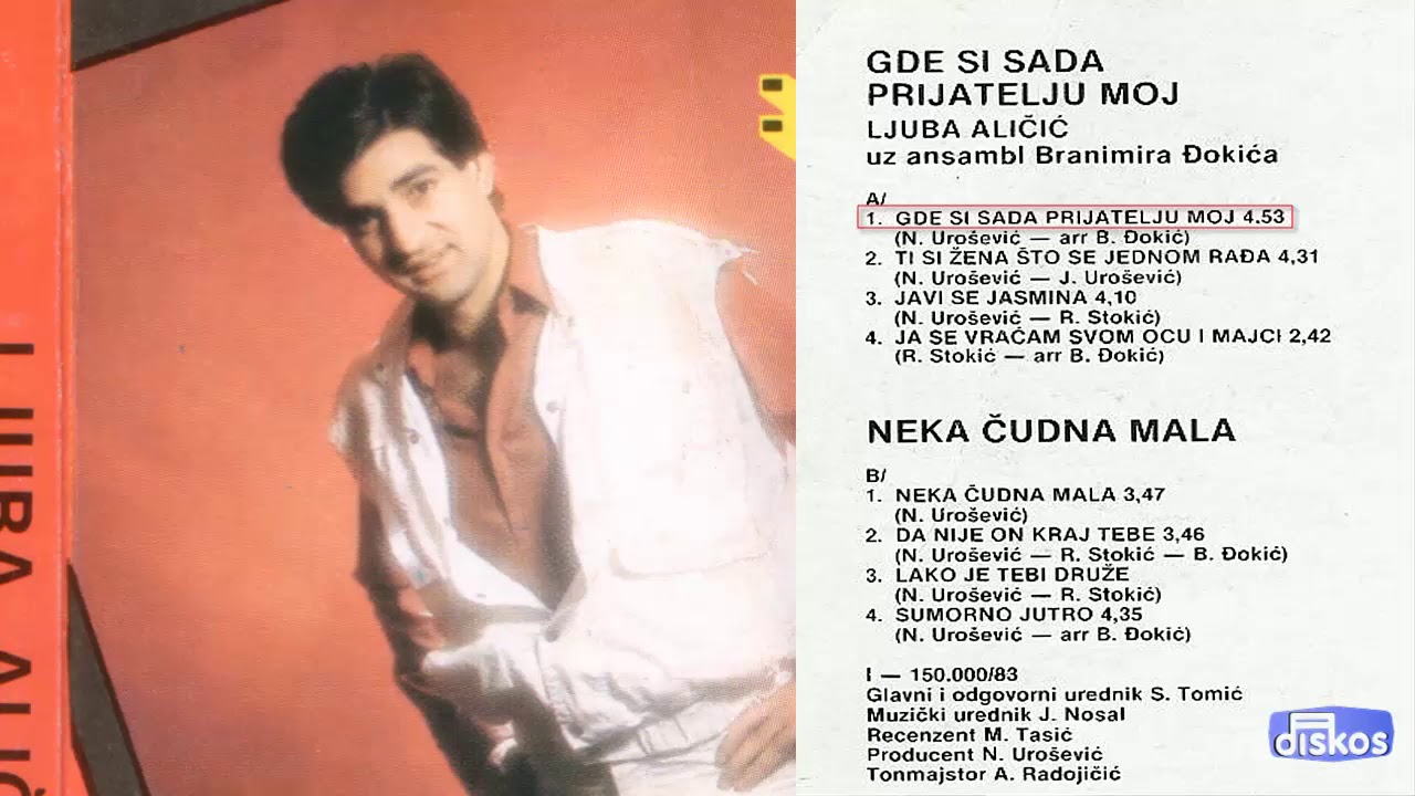 Ljuba Alicic - Gde si sada prijatelju moj - (Audio 1983)