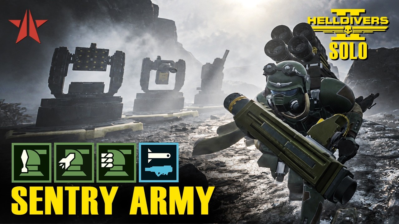 Helldivers 2 &ndash; Sentry Army DESTROYS the Incineration Corps | Solo Deathless | Super Helldive