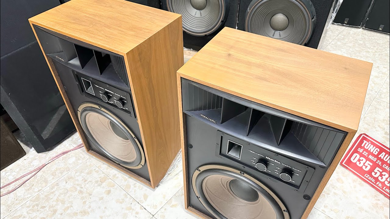 Loa Realistic Mach One  bass 40 hàng khủng của Mỹ,thùng gỗ ván lạng rất đẹp sang trọng,Lh 0355353333