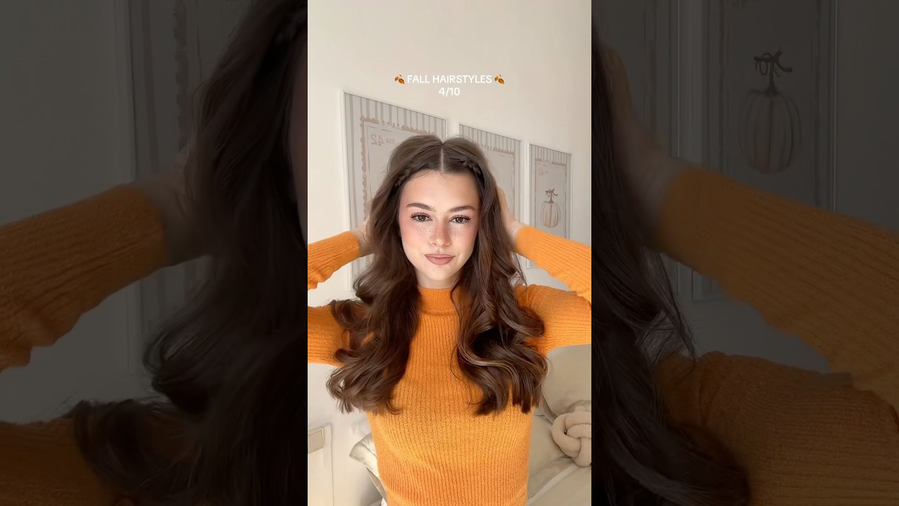FALL HAIRSTYLES 4/10 #hairstyle #fall #autumn #tutorial