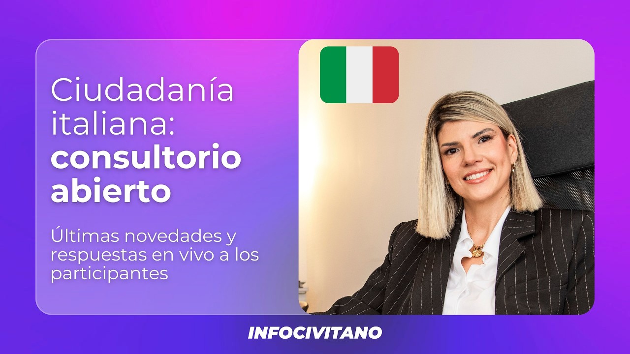 Ciudadanía italiana: consultorio abierto con la abogada Laura Rehder