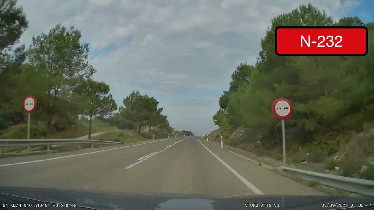 De Vinaròs a La Almunia de Doña Godina - DashCam HD