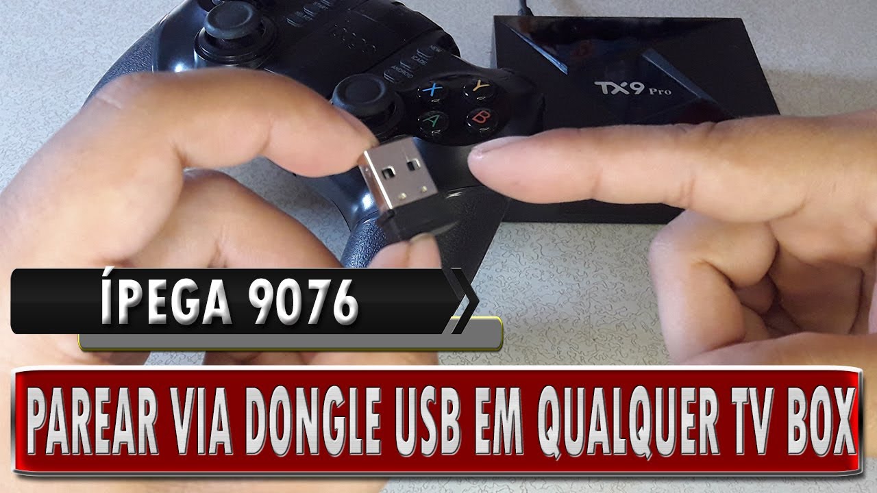 🔸 Como parear controle Ípega 9076 via dongle USB ⁞ em qualquer TV Box Android ( PT - BR )