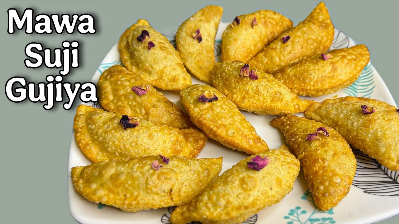 हलवाई जैसी खस्ता गुजिया बनाने का ये तरीका देखोगे तो यही बनाएंगे | Mawa Gujiya Recipe