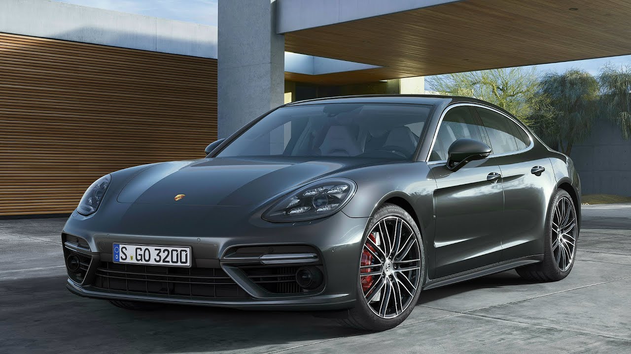 Porsche Panamera Turbo Volcano Grey Metallic Drive and Design