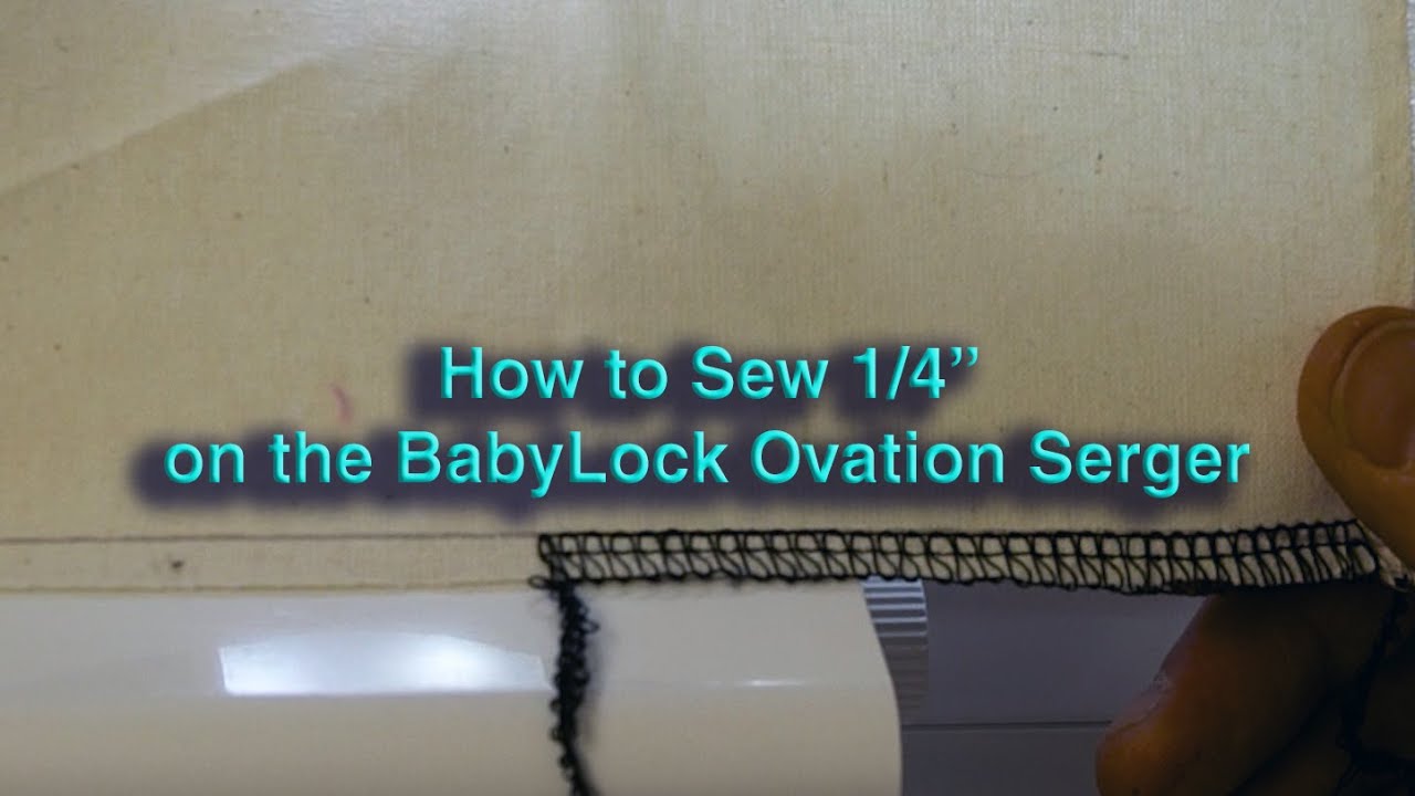 How to Sew a 1/4