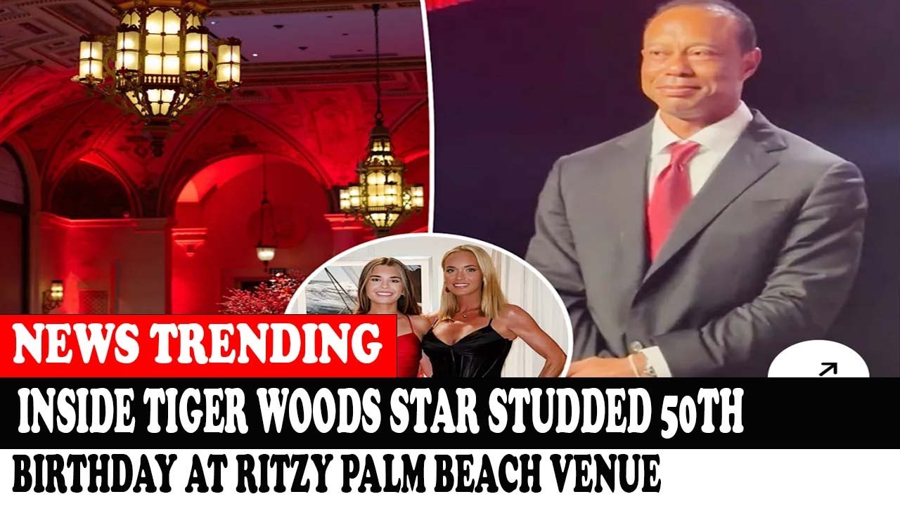 Inside Tiger Woods Star Studded 50Th Birthday At Ritzy Palm Beach Venue