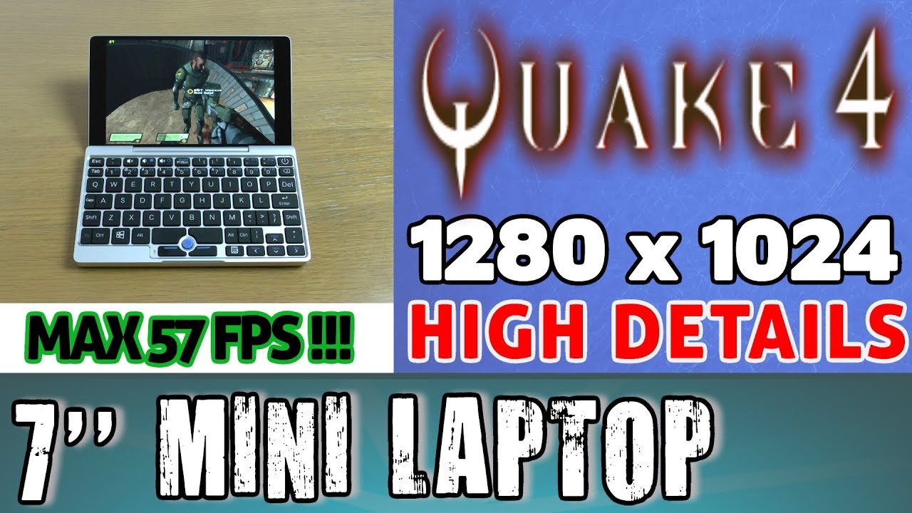 1# GPD POCKET Quake 4 (PC) Portable Handheld Gaming Mini Laptop PC Intel X7 Z8750