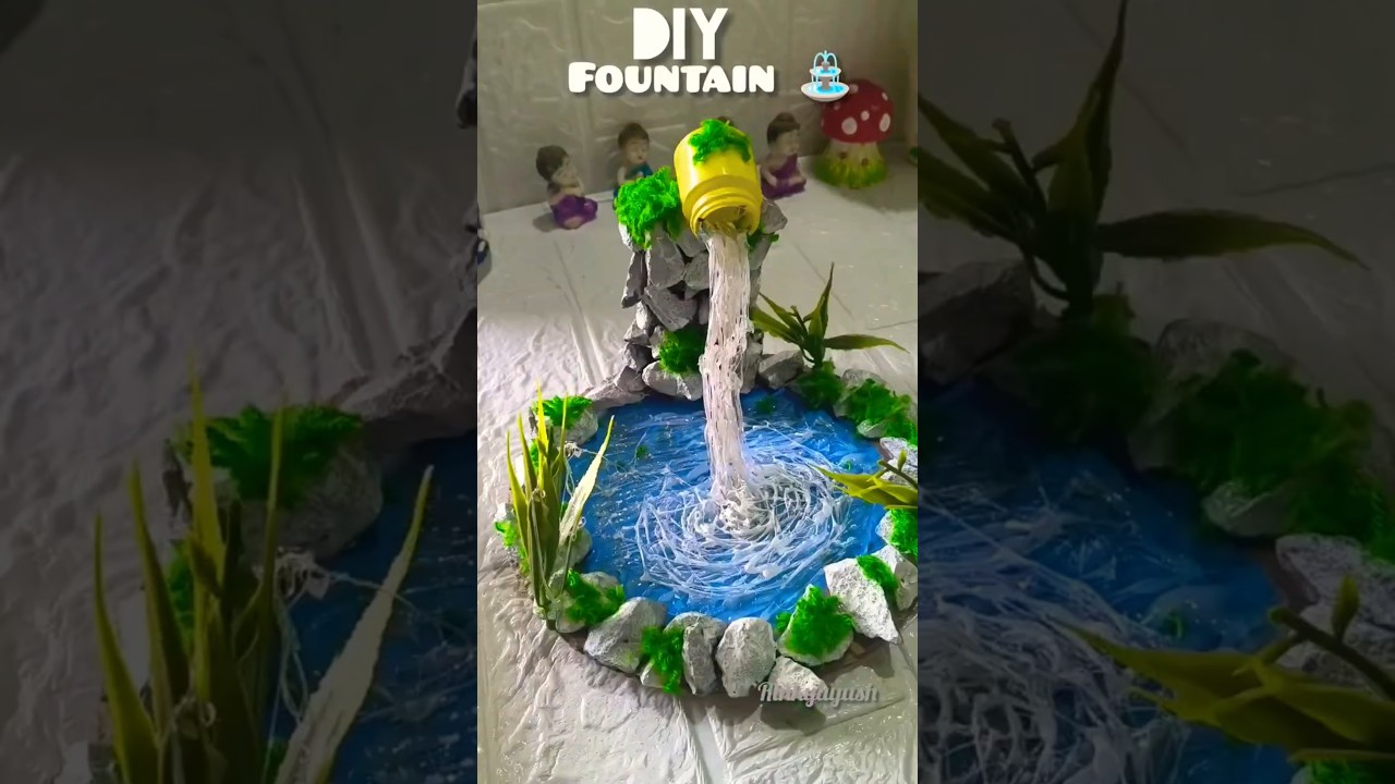 Diy fountain#diy#viral#rinkyayush#trending#youtubeshorts#ytshorts#handmade#youtube#viralvideo