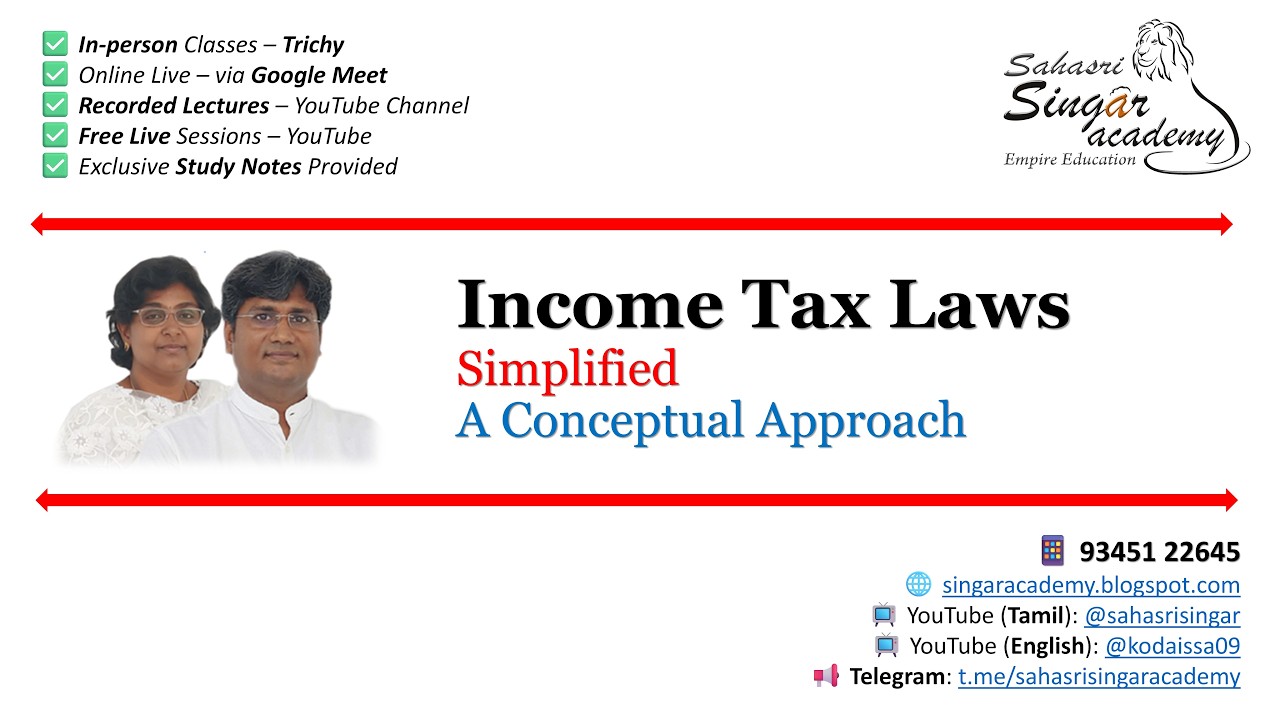 MJ26 CA/ CMA Tax - Seminar - Basic Concept1