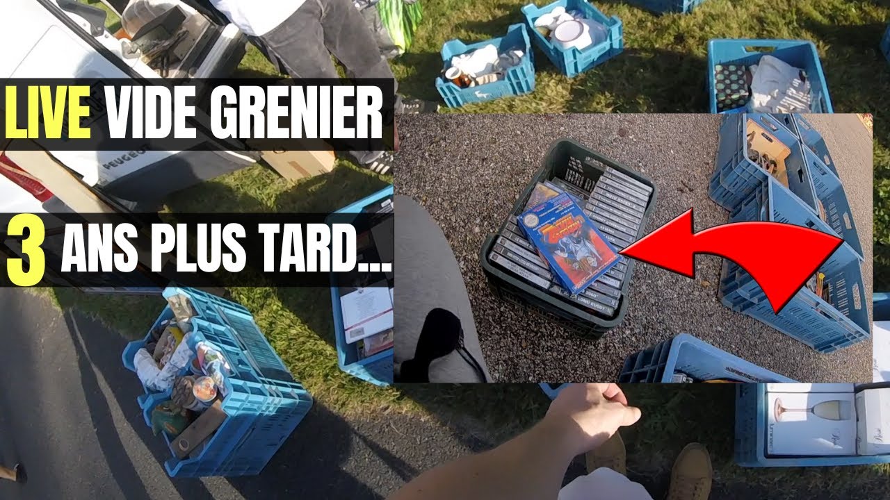 LIVE VIDE GRENIER: Je retrouve cet exposant 3 ans plus tard 😲