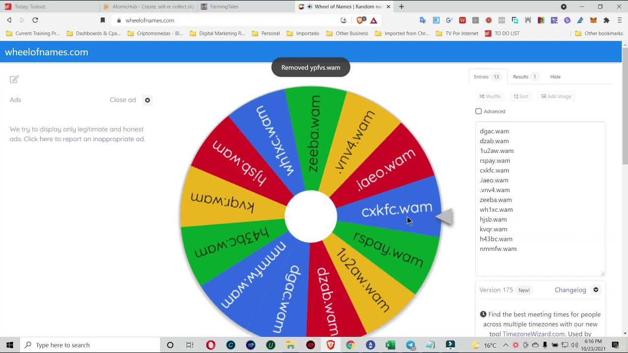 Discord Party Giveaway October 23