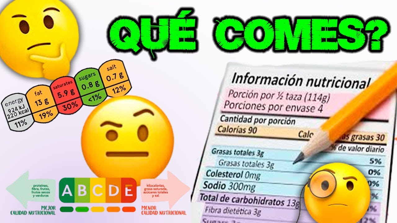 Cómo leer ETIQUETAS de ALIMENTOS  ✔️ Evita las TRAMPAS