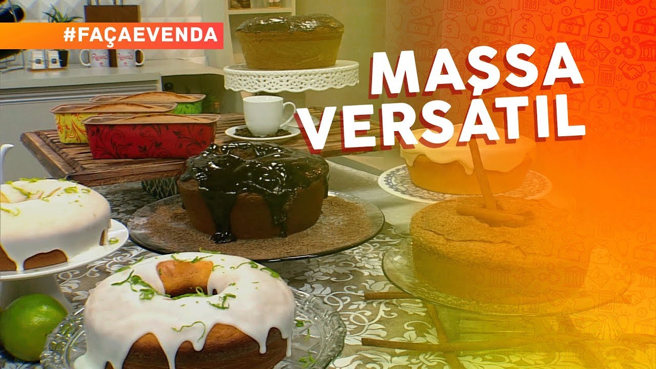 Minicurso de bolos de cafeteria: massa versátil
