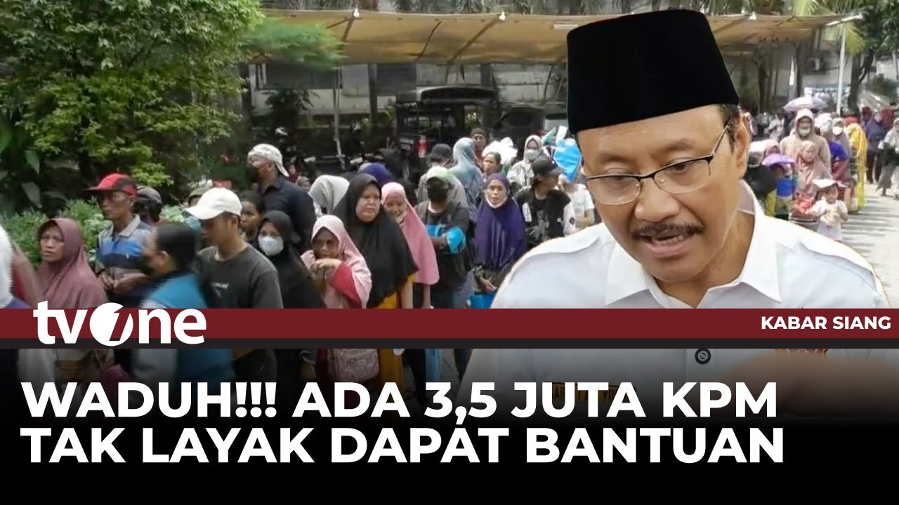 Mensos Temukan 3,5 Juta Keluarga Penerima BLTS Tak Layak Dapat Bantuan | tvOne