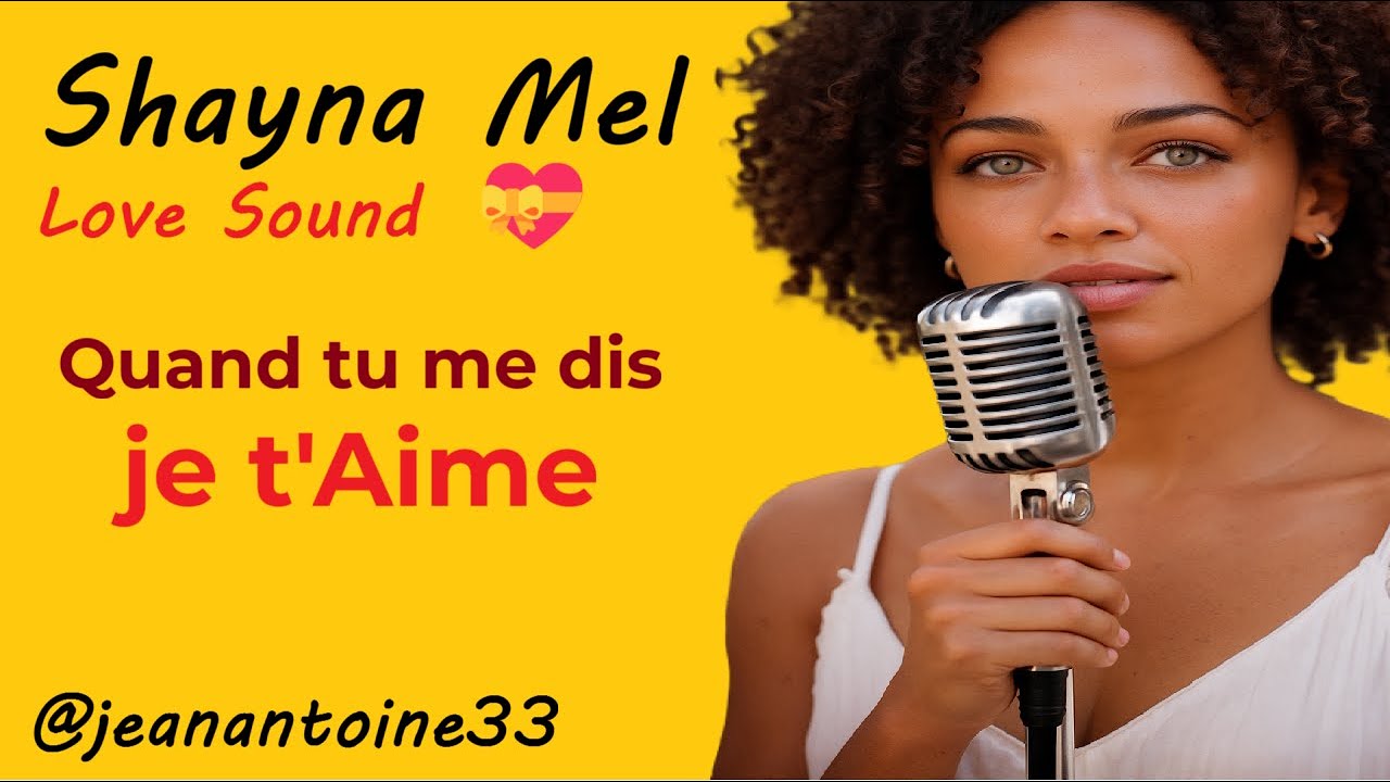💝Love Sound💝 🌺Shayna Mel🌺   💝Quand tu me dis je t'Aime💝  J&rsquo;oublie mes peurs, je respire mieux.