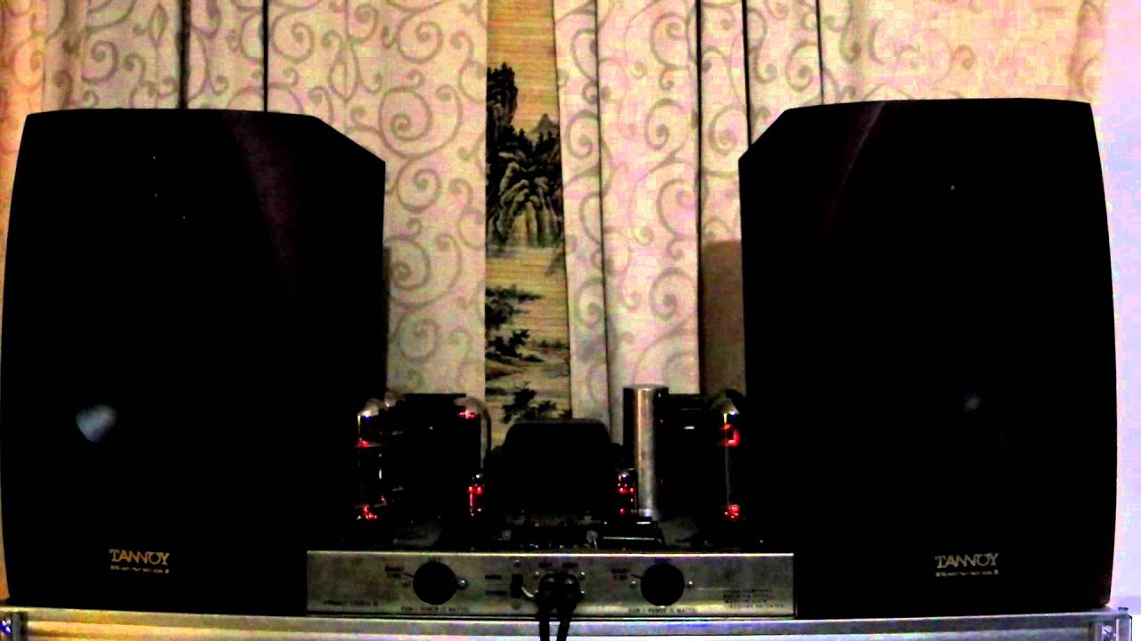 Dynaco ST70 tube amp with Tannoy reveal speakers