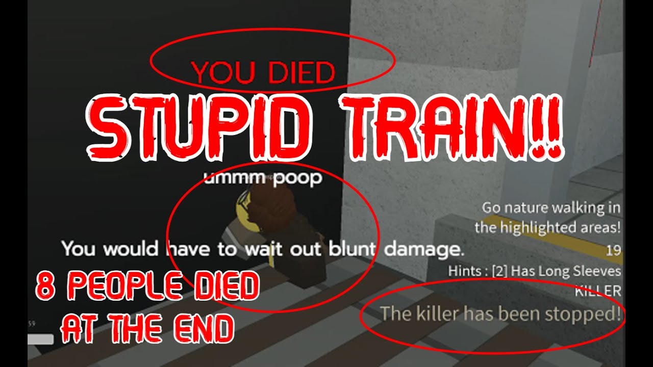 Ragequit Because of TRAIN | Roblox - Blood Debt |