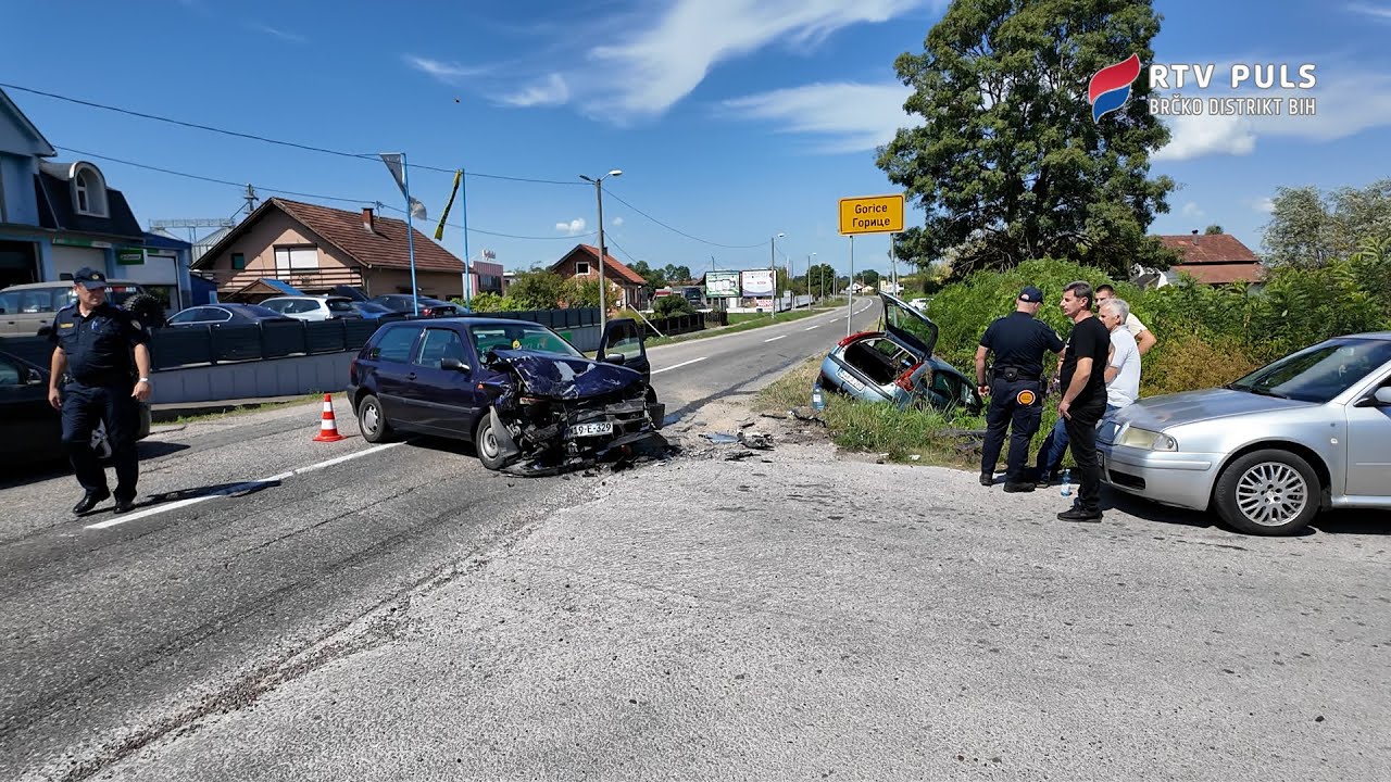 Saobraćajna nesreća na ulazu u Gorice – Brčko distrikt - RTV Puls Brčko