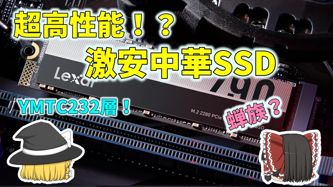 【超高性能！】今年話題になった激安中華SSD～YMTC232層とは【蝉族】