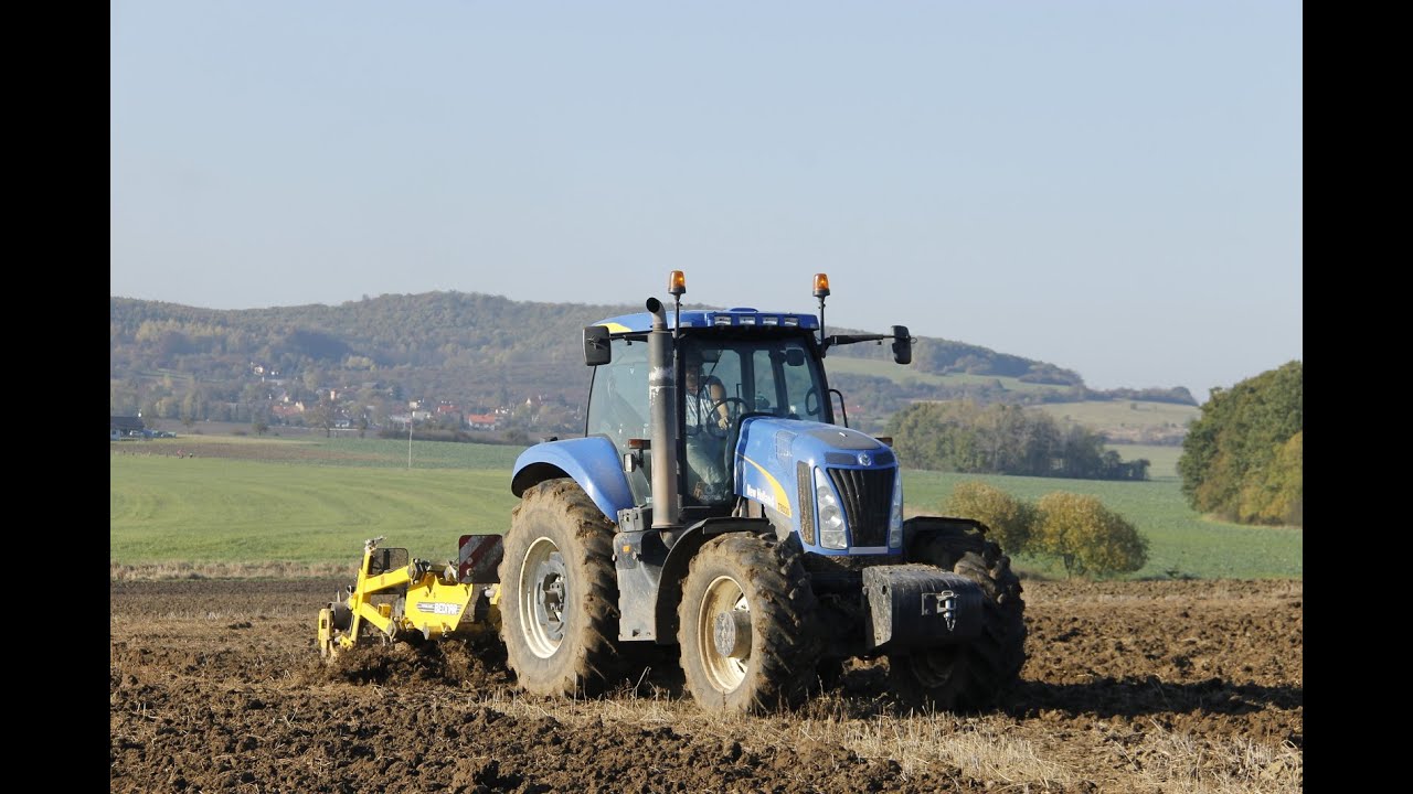 podm&iacute;tka 2014 New Holland T8030 + Bednar Terraland