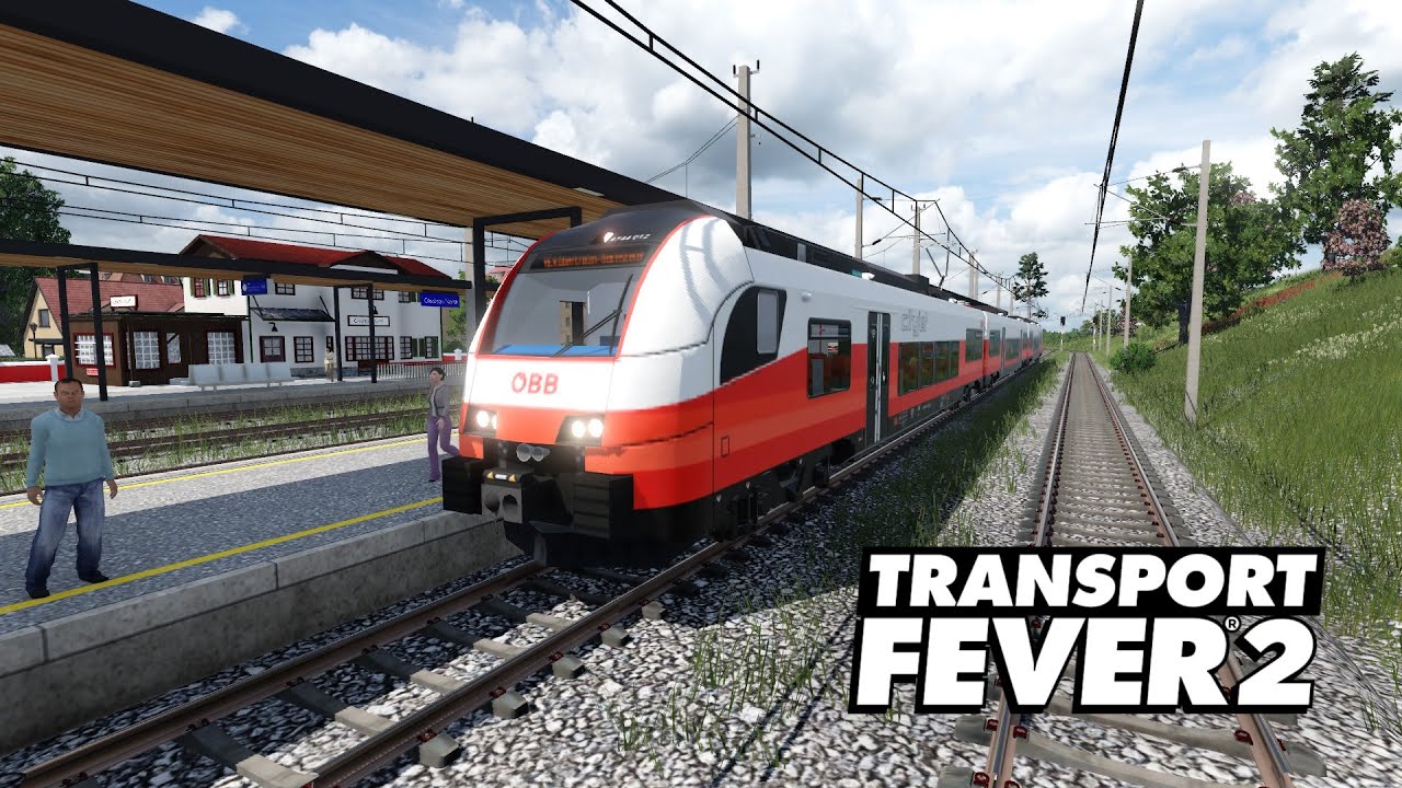 Transport Fever 2 l ÖBB Cityjet [Siemens Desiro ML] Cab ride view