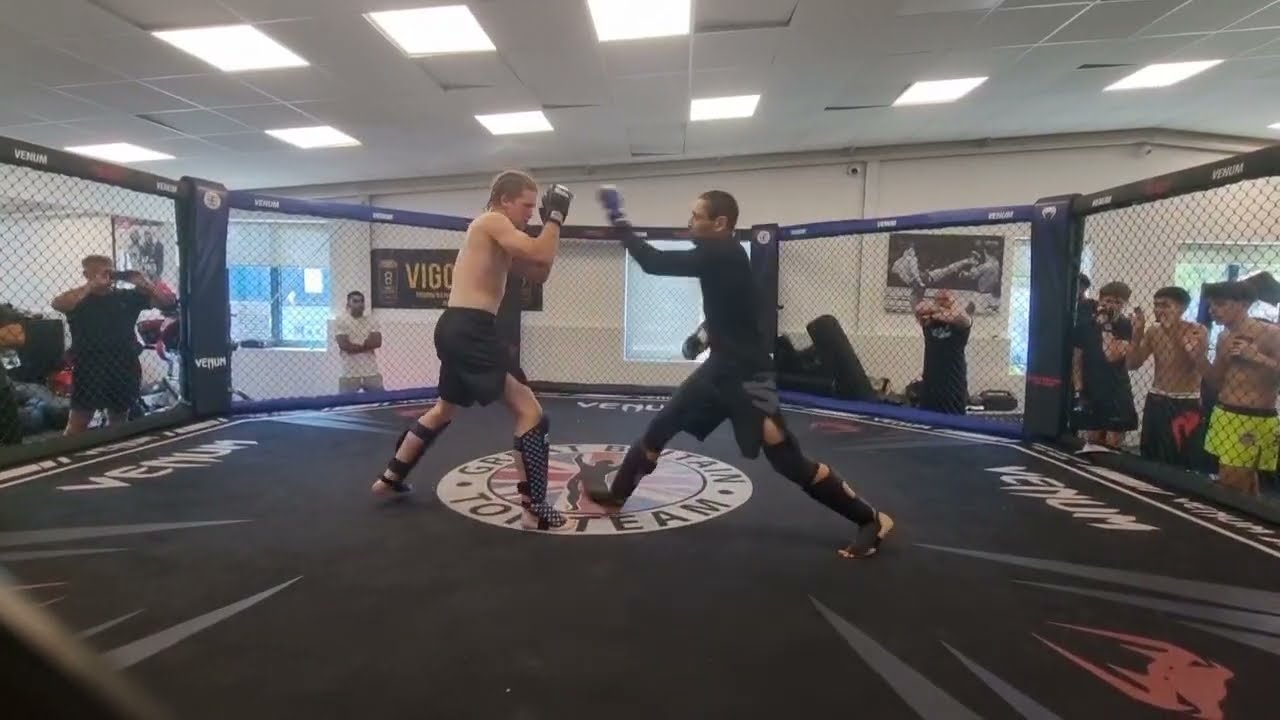 Round 1 interclub mma training at gb top team, representing the gauntlet fight academy...