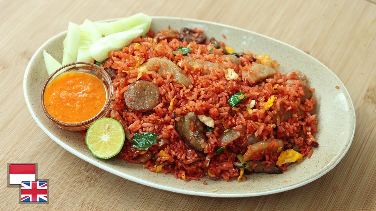 Gurih Praktis! Resep NASI GORENG MERAH Khas Makassar