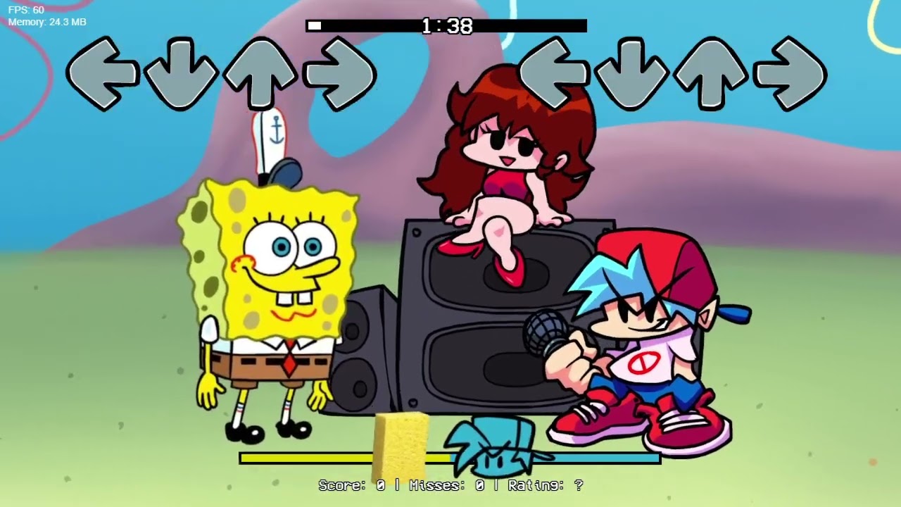 FNF vs Spongebob the bikini bottom