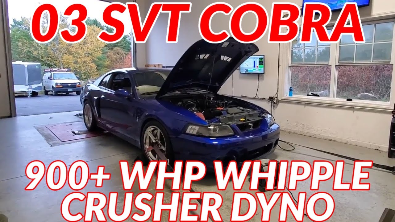 900+whp Cammed Whipple Crusher: 03 SVT Cobra Dyno Video