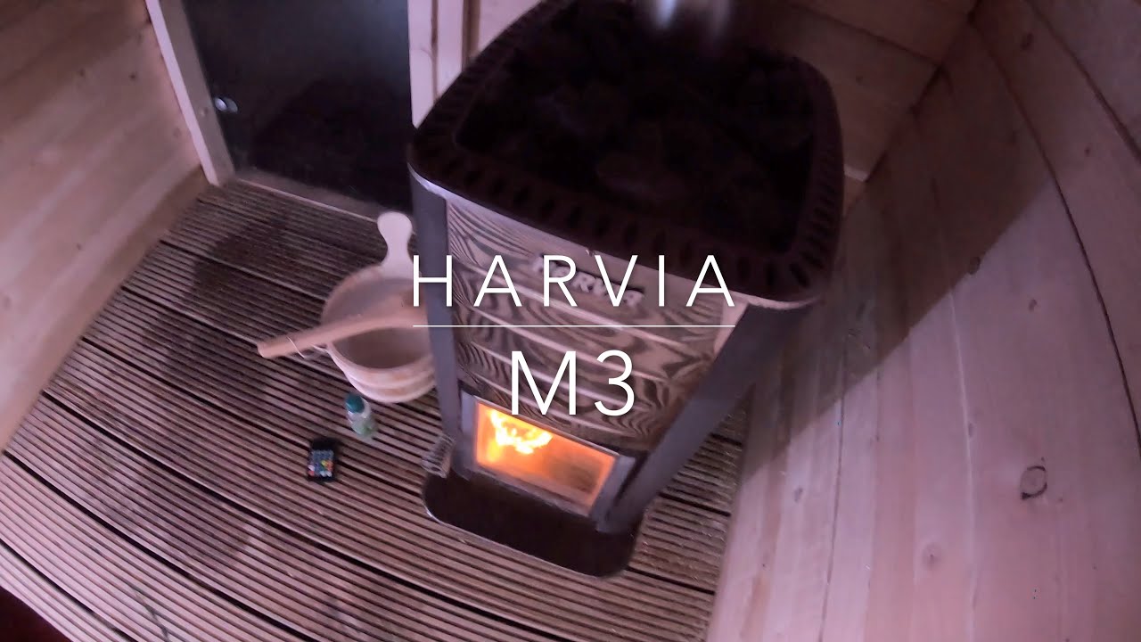 Harvia M3 woodburning sauna stove