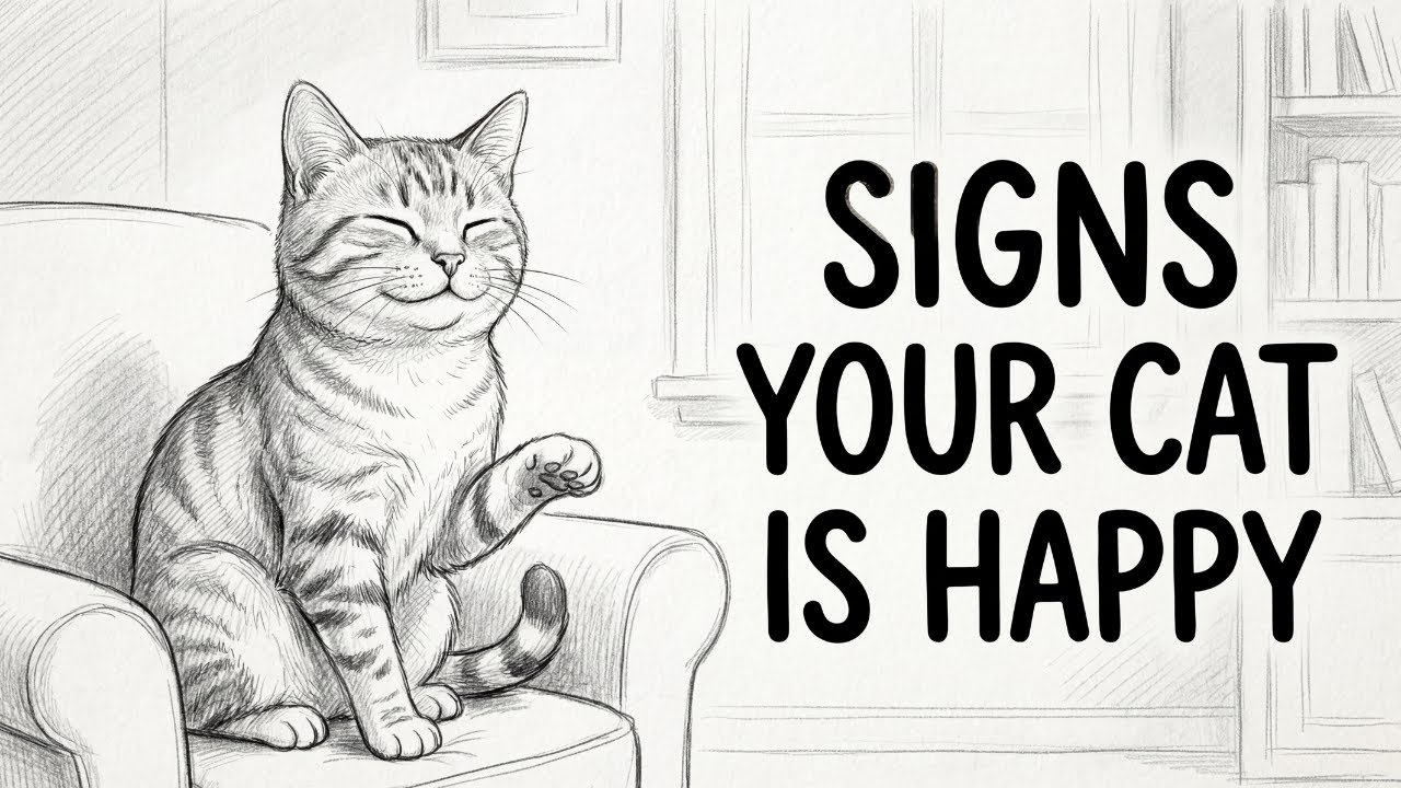 Главные признаки того, что ваша кошка по-настоящему счастлива 😺