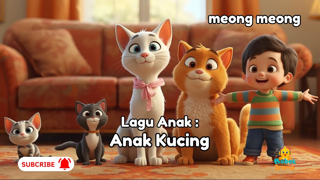 Anak kucing meong meong | Lagu Anak Anak | Lagu Anak Indonesia Terpopuler