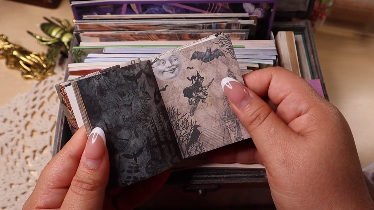 Mi coleccion de papelería /relaxing sounds 💤#asmrjournaling #scrapbooking #papeleria