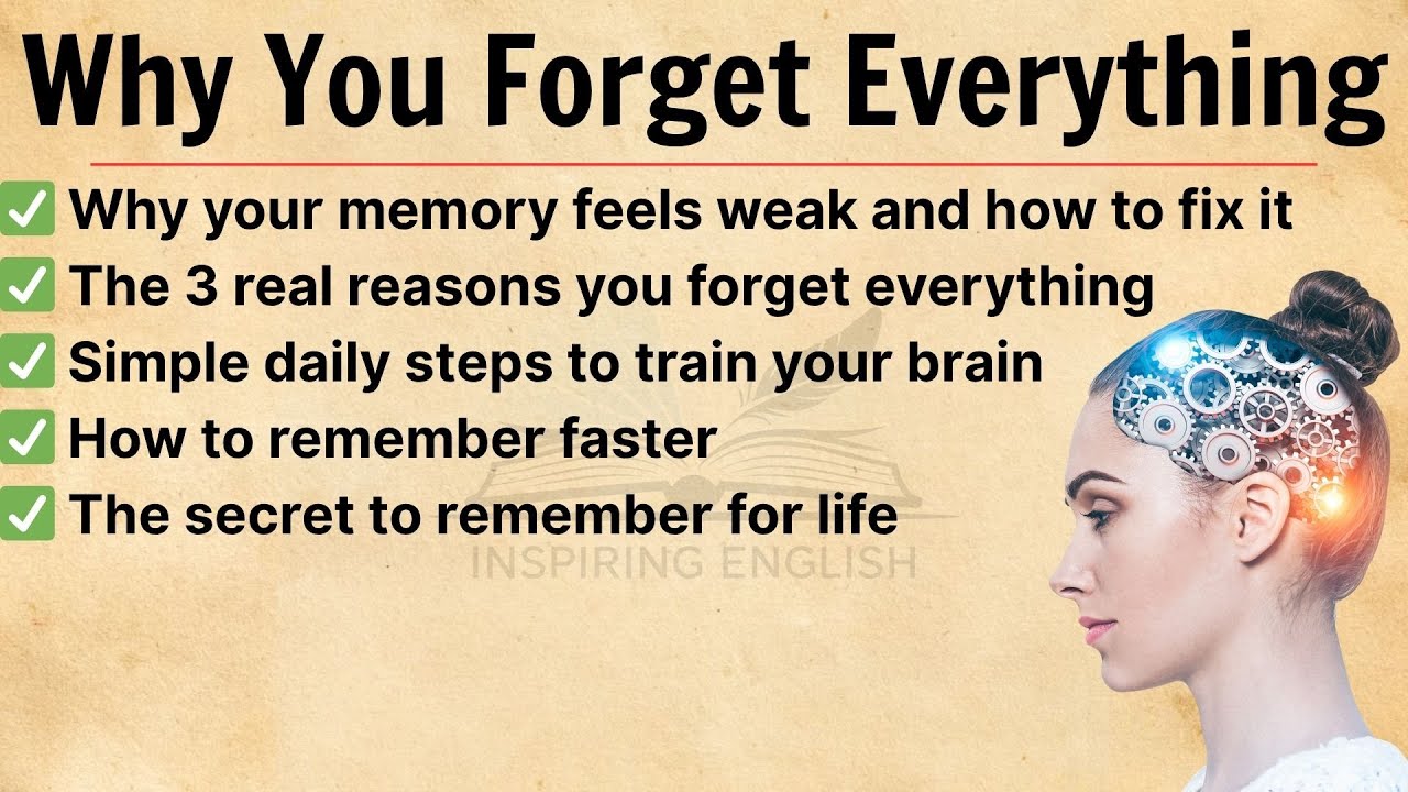 Why You Forget English Words — and How to Remember Forever 🧠