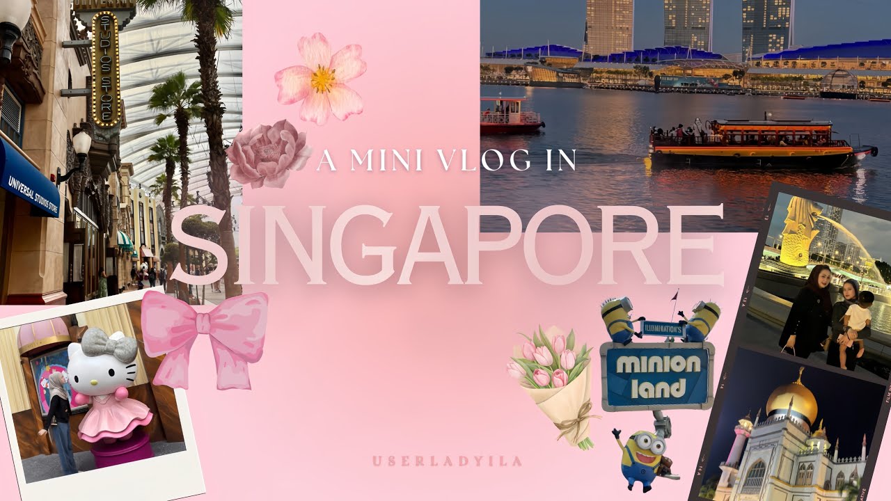 Mini Vlog : Singapore 🇸🇬🤍✨