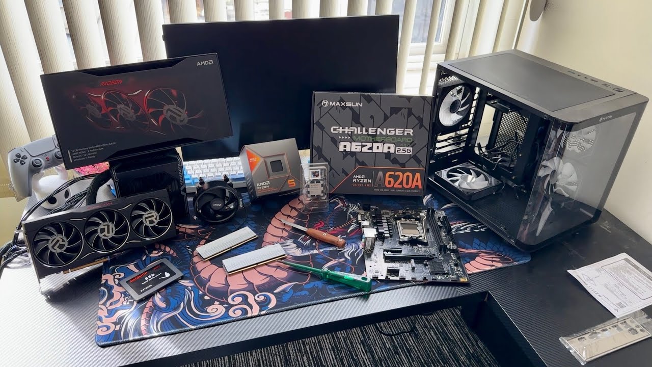 Montando um PC Gamer AM5 Custo Beneficio R$2700 que Roda Tudo - Ryzen 5 8600G