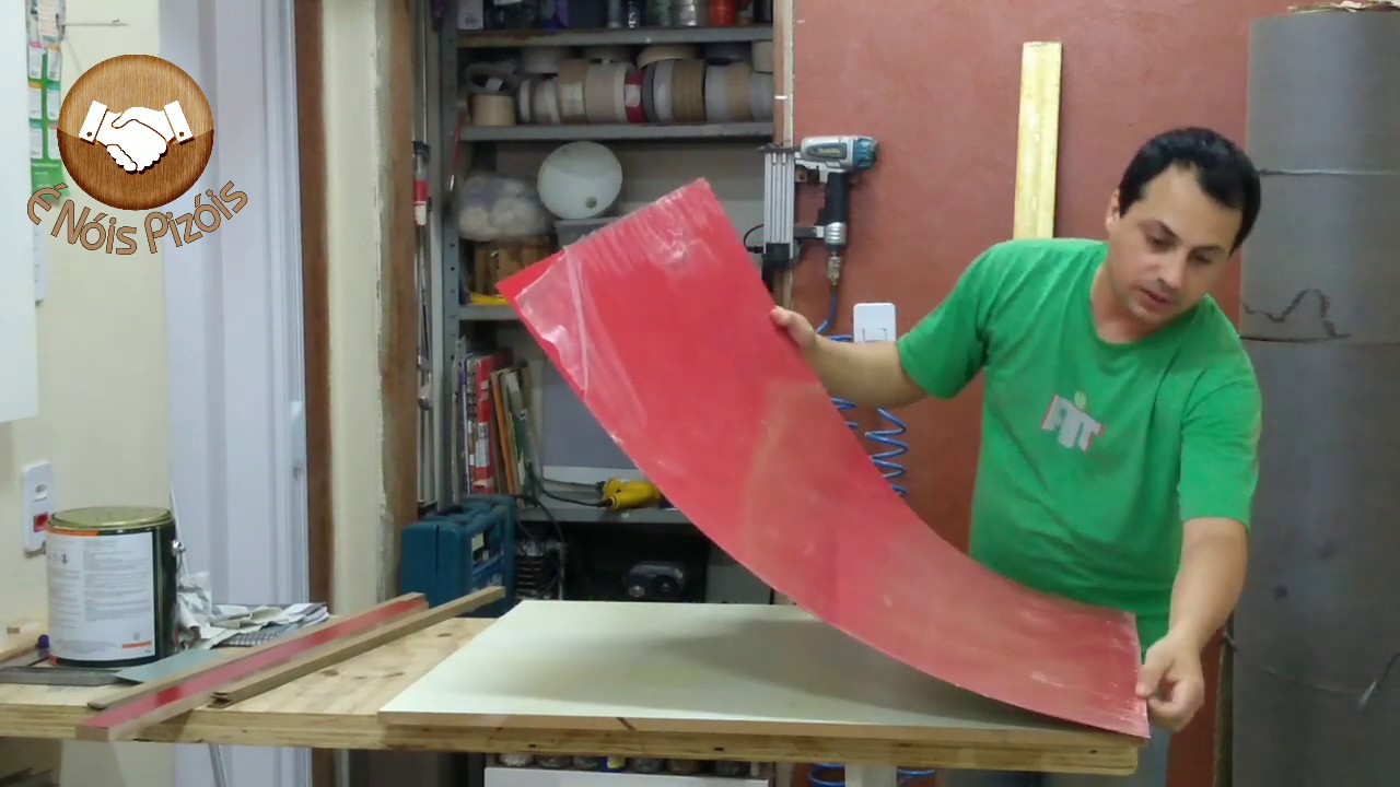 Como colar e retirar excesso da formica