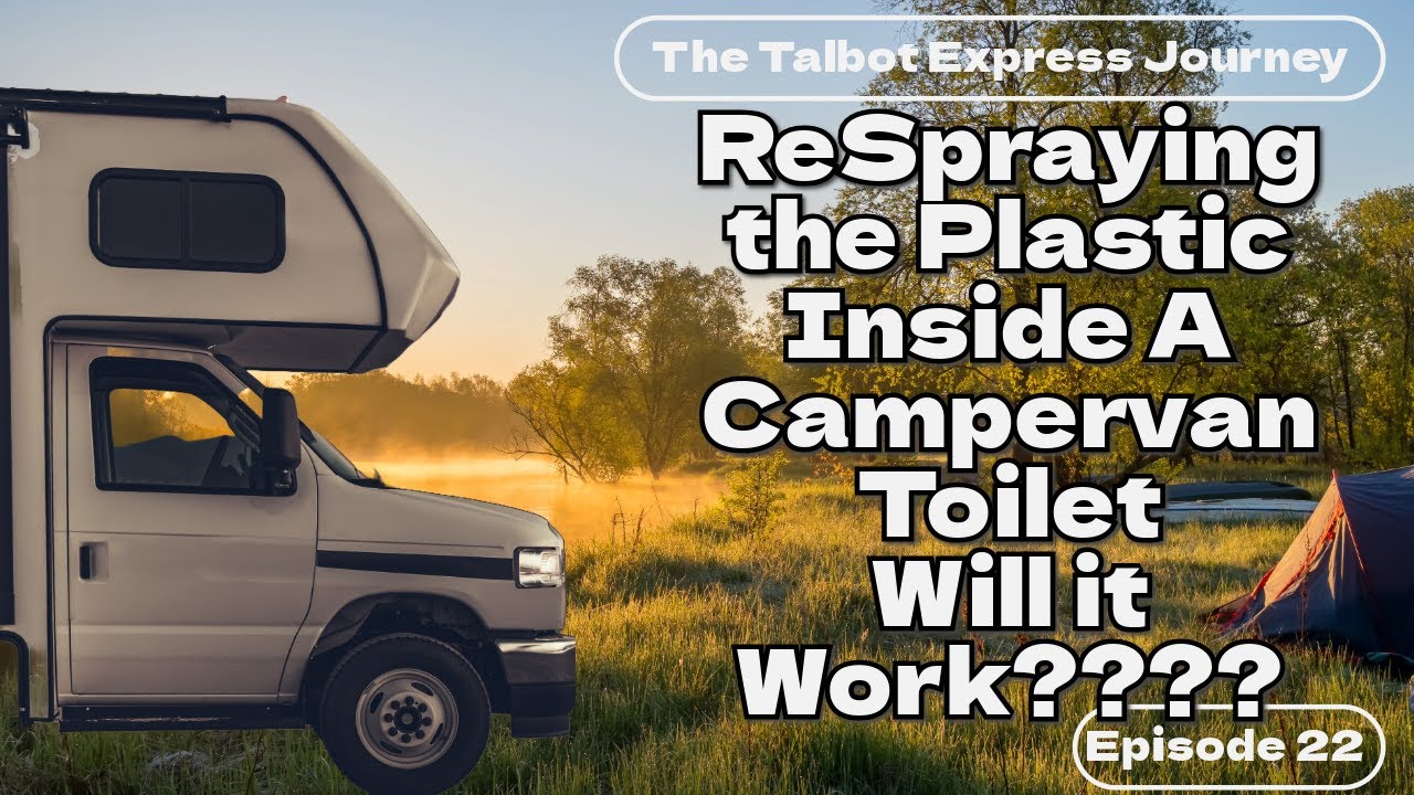 Respraying Plastic in Motorhome Toilet
