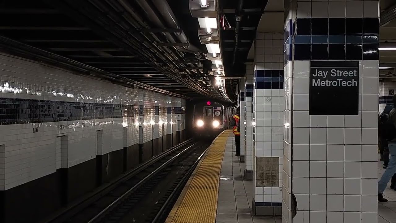 NYC Subway: R160 (F) train ride from Jay Street-MetroTech to Church Avenue.