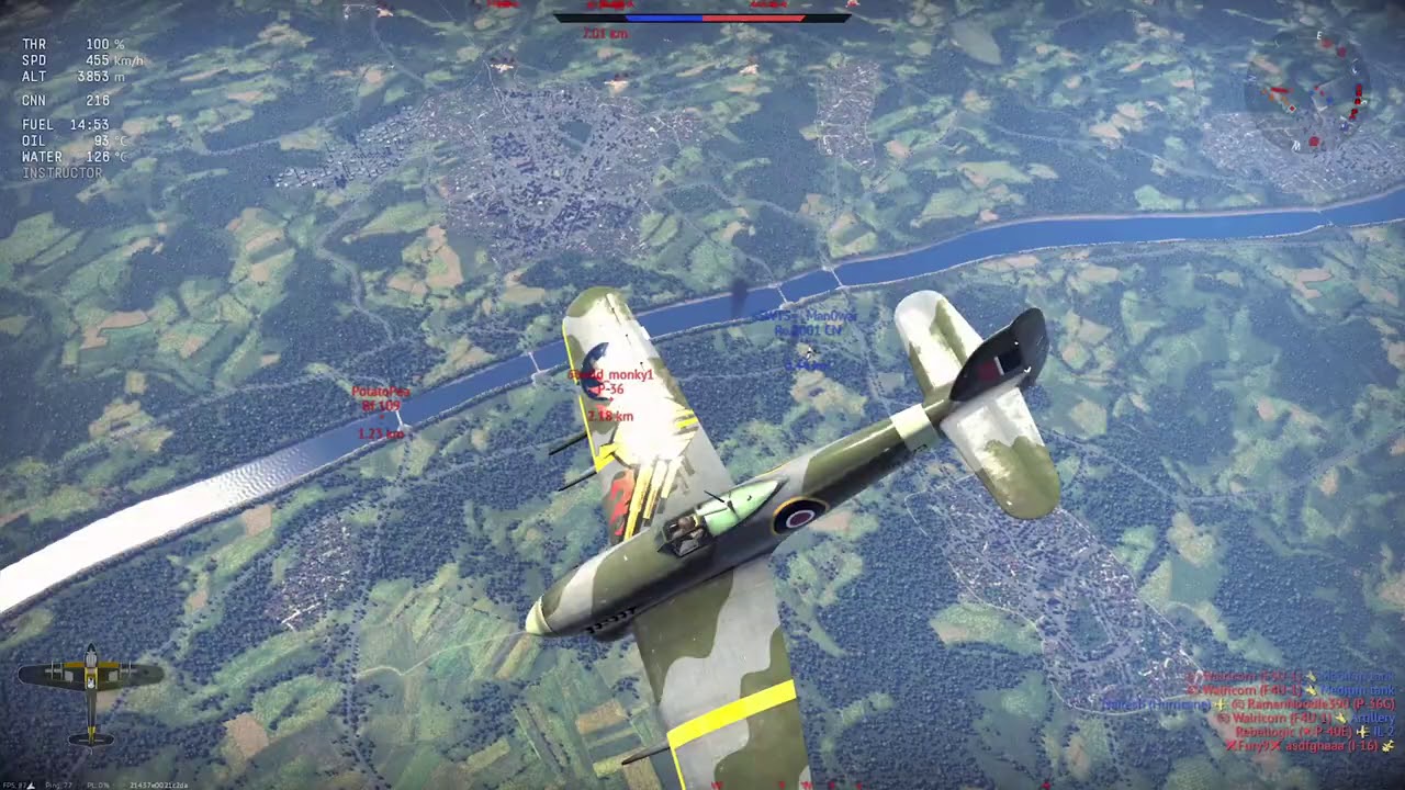Typhoon Mk Ib 32-0 - {War Thunder 1.101}