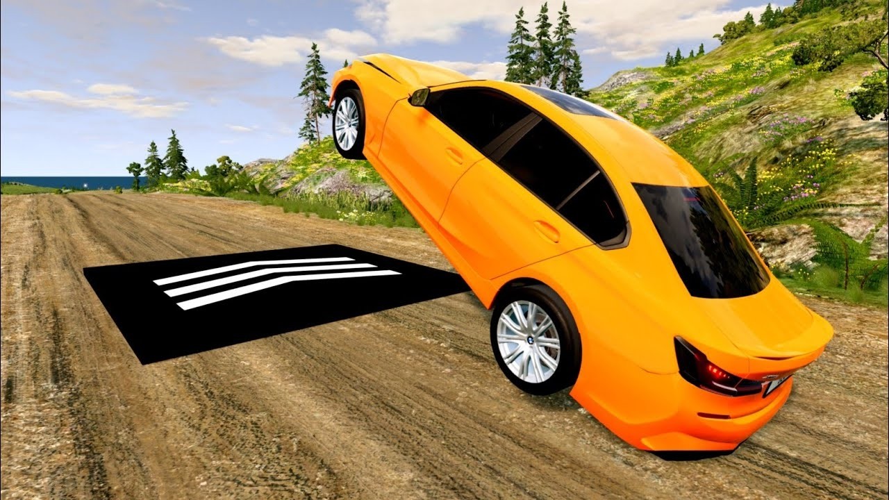 Instant 1200 MPH Blast Which BeamNG Car Survives the Farthest! - BeamNG Drive